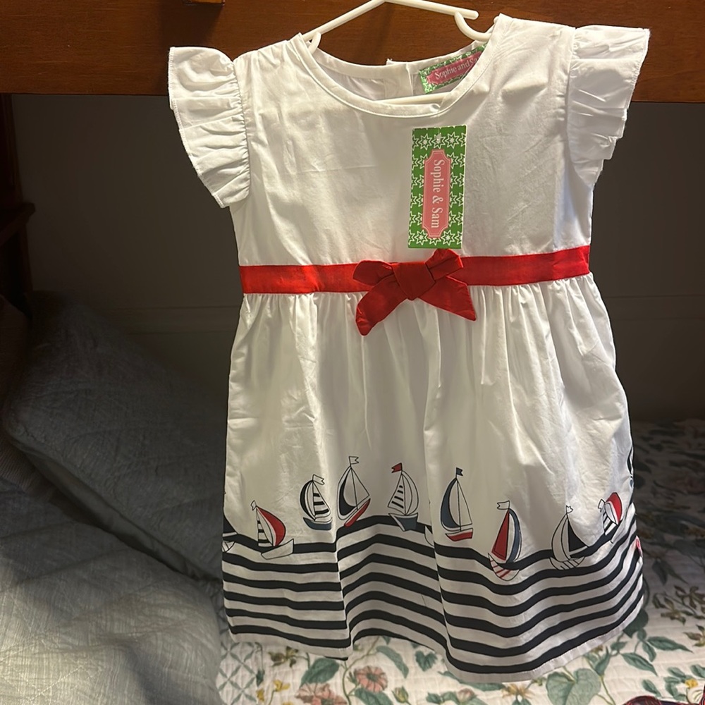 NWT Sophie and Sam Sail boat dress.
